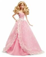 Кукла Barbie Пожелания ко дню рождения 2015 Блондинка, 29 см, CFG03