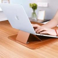 Чехол для ноутбука с подставкой WiWU Skin Pro Portable Stand Sleeve для MacBook Pro 16.2 inch - Коричневый