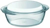 Стеклянная кастрюля Pyrex ESSENTIALS 2.1 л 20 см круглая с крышкой