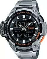 Наручные часы CASIO Collection SGW-450HD-1B мужские, кварцевые, будильник, хронограф, термометр, барометр, альтиметр, секундомер, таймер обратного отсчета, морозоустойчивость, водонепроницаемые, подсветка стрелок, подсветка дисплея