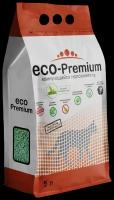 Наполнитель для кошачьего туалета ECO-Premium Комкующийся Зеленый чай 5л