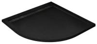 Поддон для душа Cezares TRAY-AS-R-90-30-NERO черный