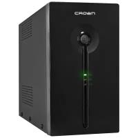 Интерактивный ИБП CROWN MICRO CMU-SP2000COMBO USB чёрный 1200 Вт