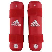 Защита голени WAKO Kickboxing Shin Guards красная (размер L)