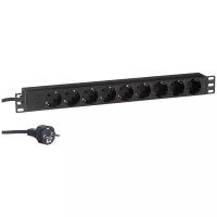 Блок розеток Exegate ServerPro PDU-19H903 9шт, 1U, 19", 2 м