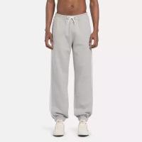 Брюки Reebok для мужчин, Размер:M, Цвет:серый, Модель:COURT SPORT PANT