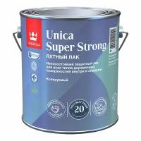 TIKKURILA UNICA SUPER STRONG EP лак универсальный износостойкий, высокоглянцевый (2,7л)