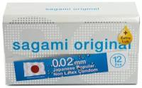 Презервативы Sagami Original 0.02 Extra Lub, 12 шт