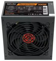 Блок питания Ginzzu SB500 ATX v2.3, 500W, 120mm, черный