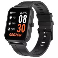 Умные часы Geozon Runner black (black strap)