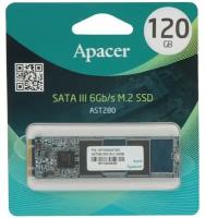 SSD-диск Apacer SSD диск 120ГБ M.2 Apacer AST280 AP120GAST280-1 (SATA III) (ret)