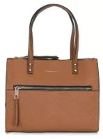 TOSCA BLU, сумка женская, цвет: бежево-коричневый, размер: 008