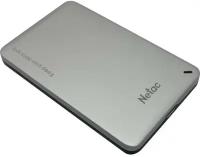 Внешний корпус Netac WH12 для HDD/SSD 2.5 USB 3.0 - Type-C - Type-C Silver NT07WH12-30CC