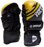 Перчатки MMA Green Hill IMMAF Жел., M