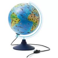Интерактивный глобус GLOBEN INT12500306 зоогеографический детский с подсветкой 250 мм с очками VR