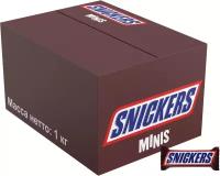 Шоколадный батончик Snickers Minis 1кг