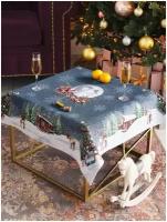 Скатерть на стол новогодняя Магазин гобеленов "Рождественская ночь" 96*100 см