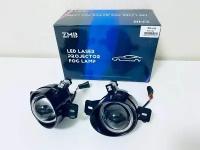 Светодиодные герметичные би лед модули ближнего света в ПТФ ZMB LED FOG на Nissan/Infiniti 12V 3.0",5500К, комплект, 2 линзы