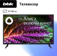 телевизор bbk 32le 7202ts2c черный smart tv ean:4620036703148