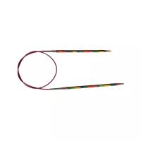 20313 Knit Pro Спицы круговые для вязания Symfonie 6мм/40см, дерево, многоцветный