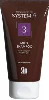 Шампунь для волос Sim Sensitive System 4 Mild Climbazole Shampoo №3 Терапевтический 75мл