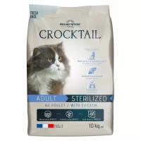 FLATAZOR CROCKTAIL ADULT STERILISED CHICKEN для взрослых кастрированных котов и стерилизованных кошек с курицей (10 кг)