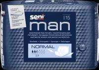 Seni Man Normal / Сени Мен Нормал - урологические вкладыши для мужчин, 15 шт