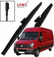 Дворники VW Volkswagen Crafter (1) 2E Фольксваген Крафтер фургон рест 2011 2012 2013 2014 2015 2016 Щетки стеклоочистителя зимние 650мм-600мм к-т 2шт