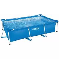 Бассейн каркасный прямоугольный 260х160х65см 2282л серии Rectangular Frame Pool, для всей семьи 28271 Intex