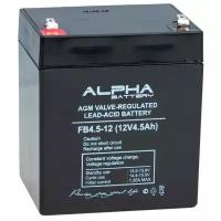 Аккумулятор для ИБП Alpha Battery FB 4.5-12 (12В-4.5Ач)