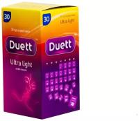 DUETT презервативы Ultra Light Особо Тонкие, 30 штук