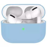 Чехол для Apple AirPods Pro силиконовый InnoZone - Небесно-синий (APP-20C-M-11)