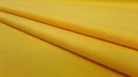 155 см. Ткань хлопковая саржа Ярко-Жёлтая 240 гр/м цена 1 м. розница