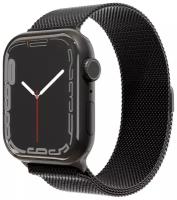 Vlp Milanese Band из нержавеющей стали сетчатый для Apple Watch, черный