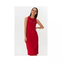 Платье из органического хлопка Tommy Jeans DW0DW07907 женское Цвет Красный deep crimson/xnl Надписи р-р 40 XXS