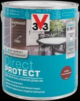 V33 Эмаль Direct Protect (0,75 л бордо )