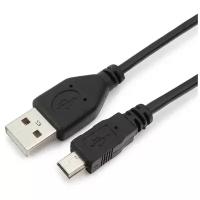 Кабель USB 2.0 Гарнизон GCC-USB2-AM5P-0.5M, AM/miniBM 5P, 0.5м, пакет