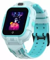 Детские умные часы Smart Baby Watch Wonlex KT16 GPS, WiFi, камера, 4G голубые (водонепроницаемые)