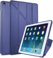 Чехол iPad 7 (2019) / 8 (2020) / 9 (2021) 10.2" с охлаждением Y-cложение темно-синий