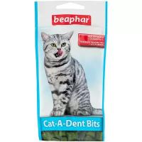 Лакомство для кошек Beaphar Подушечки Cat-A-Dent Bits для чистки зубов, 35 г
