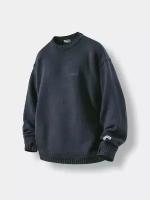 Свитер ANGLAN Round Heavy Sweater Blue Grey, Серо-голубой, One size