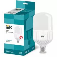 Лампа светодиодная IEK, LLE-HP-50-230-40-E27 E27, 50Вт, 4000К