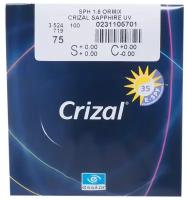 Essilor 1.6 Ormix Crizal Sapphire UV