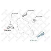 подушка ДВС нижняя Renault Megane/Scenic 1.5DCi 02 STELLOX 2517805SX