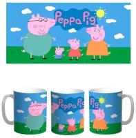 Кружка СувенирShop "Свинка Пеппа/Peppa Pig" 330 мл