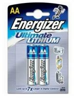 Батарейка AA литиевая Energizer Lithium Ultimate FR 6-2BL 1.5V в блистере 2шт