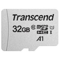 Карта памяти 32 ГБ Transcend micro SDHC TS32GUSD300S-A Class 10 UHS-I U3 1 шт