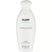 Тоник для лица Klapp Clean & Active без спирта 250 мл