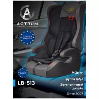 Детское автокресло ACTRUM 513 (9-36кг) DARK GREY/RED CANT