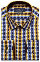 Рубашка Poggino 5004-30 цвет мультиколор размер 54 RU / XXL (45-46 cm.)